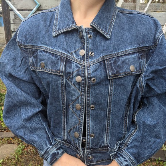 Blu Pepper Cropped Denim Jacket - Picture 5 of 5